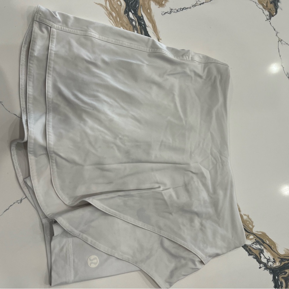 Lululemon White Athletic Skirt